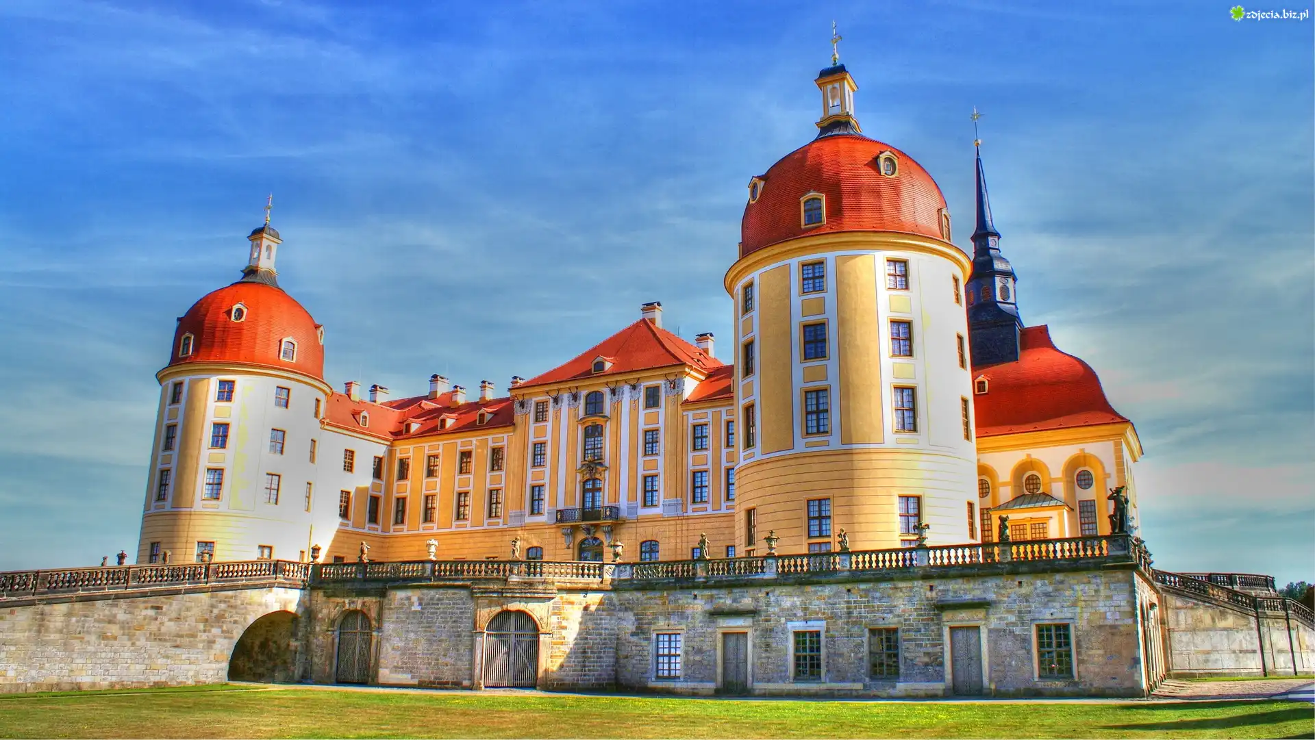 Pałac Moritzburg, Miasto Moritzburg, Saksonia, Niemcy