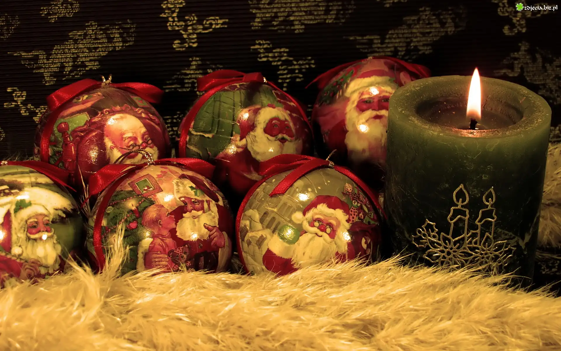 Bombki, Zielona, Åšwieczka, Dekoracja