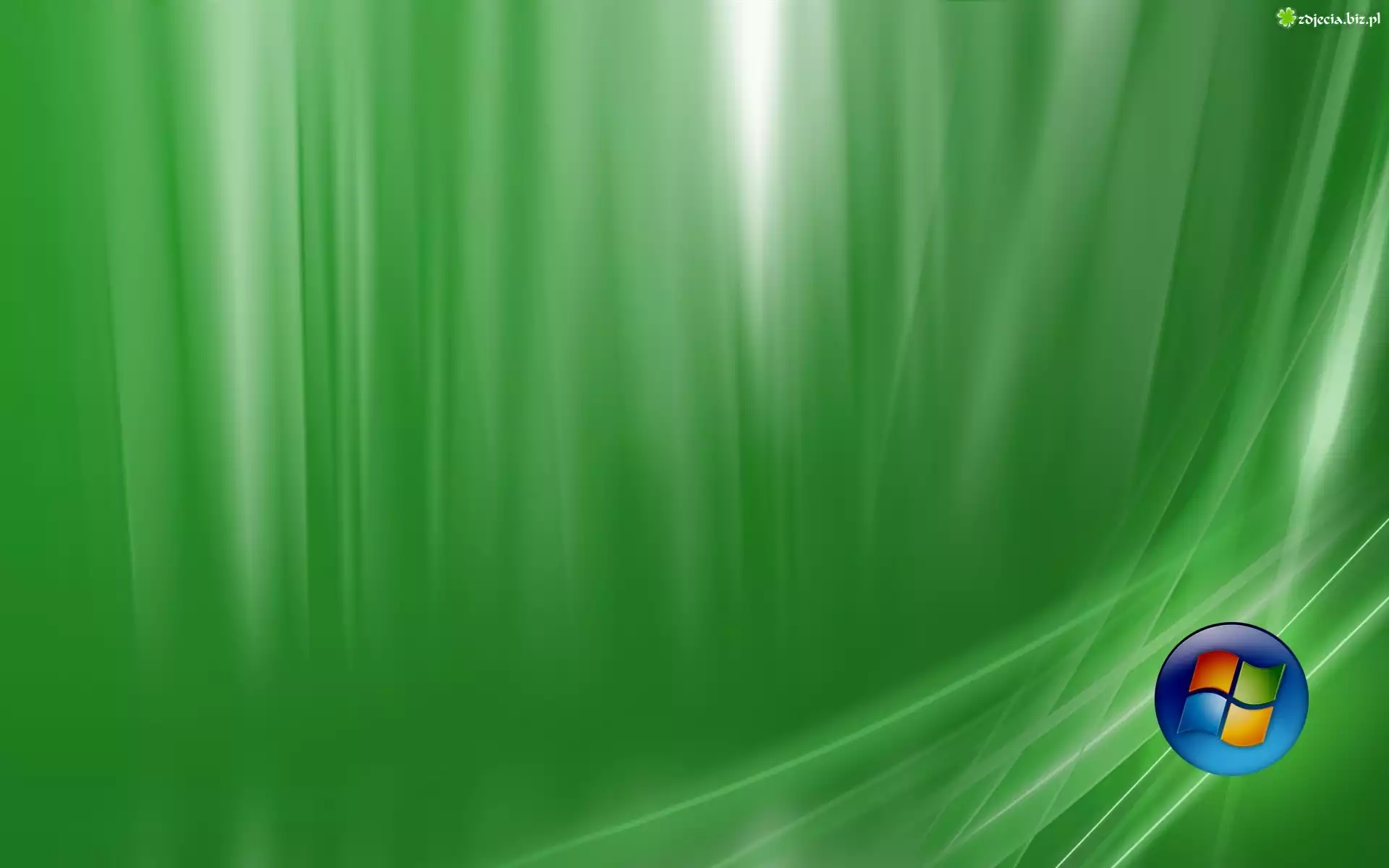 Zielone, Tło, Logo, Windows