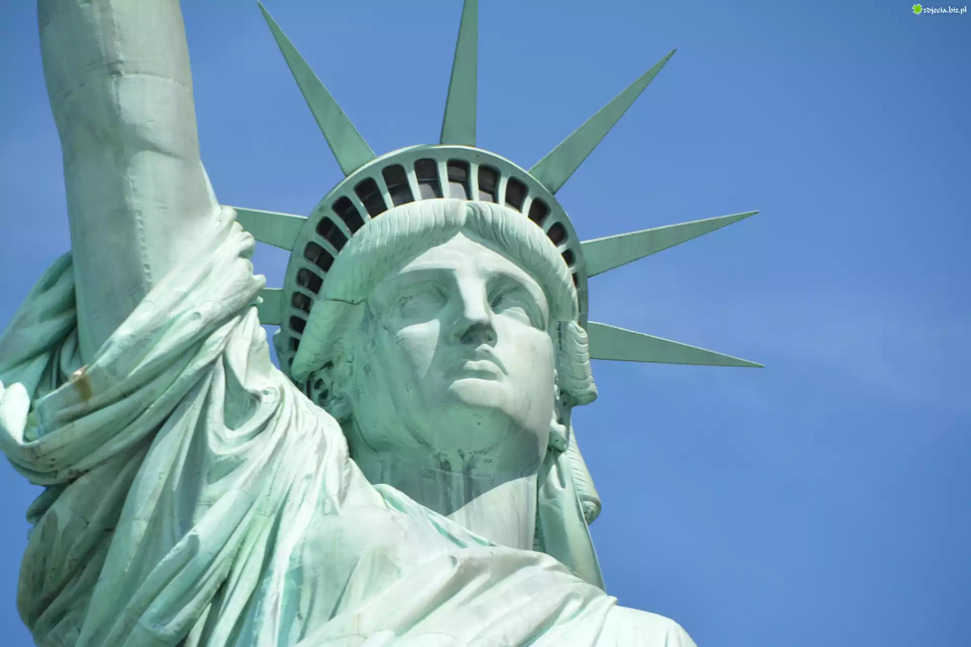 Posąg, Statua Wolności, Wyspa Liberty, Nowy Jork, Stany Zjednoczone
