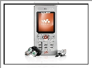 Sony Ericsson W880i, Srebrny, Słuchawki