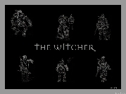 The Witcher, szkic, wojownik, miecz