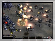 roboty, walka, ogień, czołgi, Starcraft 2