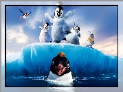 Lód, Pingwiny, Tupot małych stóp, Happy Feet