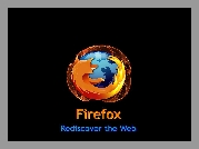 przeglądarka, lis, ogień, FireFox