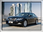 Czarny, Lexus LS 600H, Hybryda