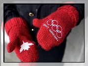 czerwone, rękawiczki, Vancouver 2010