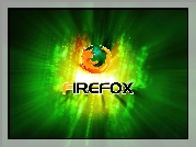 Firefox, Zielono, Żółte, Tło