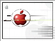 Apple, grafika, jabłko