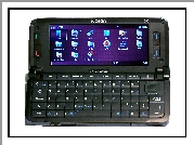 Nokia E90, Czarna, Otwarta, Menu