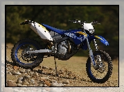 Niebieski, Husaberg FE450, Stopka