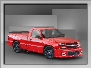 Czerwony, Chevrolet Silverado, Pakiet, Tuningowy