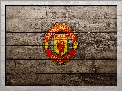 Logo, Klub, Manchester United, Płot