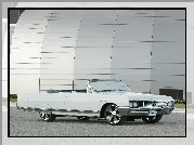 Biały, Buick Electra Park, Chromowane, Koła