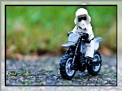 Motocykl, Ludzik, Lego