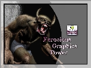 Nvidia, goryl, potwór, logo, grafika