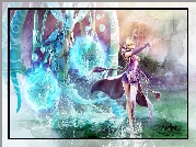 Aion The Tower Of Eternity, Kobieta, Magia, Smok