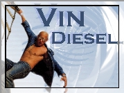 Vin Diesel, okulary, niebieski strój