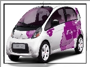 Biało, Fioletowy, Citroen C-Zero