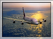 Airbus A380 SuperJumbo, Ponad, Chmurami