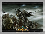 World Of Warcraft, czaszka, wojownik, koń, fantasy
