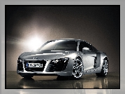 Srebrne, Audi R8, Blask