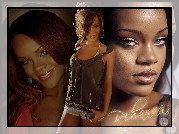 Robyn Rihanna Fenty, Duże, Oczy, Usta