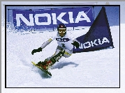 Zima, Stok, Snowboard, Nokia