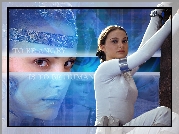 Natalie Portman, Star Wars, Kobieta, Twarz, Kajdanki