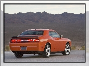 Pomarańczowy, Dodge Challenger, Lampy, Tył