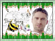 Gerard Butler,spinacz, rybka