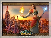 World Of Warcraft, kobieta, fantasy, ogień