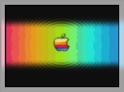 Kolorowe, Kręgi, Tęczowe, Logo, Apple