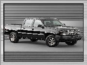 Czarny, Chevrolet Silverado, 1500