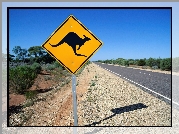Australia, Ulica, Znak Kangura