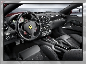 Ferrari 599, Ciemne, Wnętrze