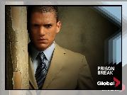 Prison Break, Skazany na śmierć, słup, przystojny, Wentworth Miller