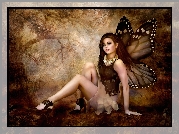 Dziewczyna, Motyl