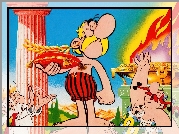 Asterix i Obelix, złoty, laur