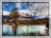 Jezioro, Góry, El Chalten, Argentyna