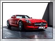 Czerwony, Mercedes Benz SLS, AMG