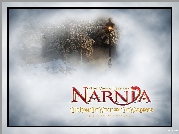 The Chronicles Of Narnia, zima, las, latarnia, napis