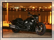 Czarny, Harley Davidson Night Rod Special, Noc