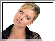 Charlize Theron,spięte, włosy