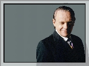 Anthony Hopkins,czarny, garnitur