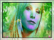 Wiosenna, Kobieta, Grafika