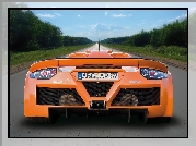 Tył, Gumpert Apollo, Układ, Wydechowy