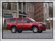 Bordowy, Chevrolet Tahoe, Prawy, Bok