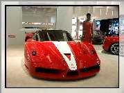 Prezentacja, Ferrari FXX, Kobieta