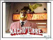 Nacho Libre, maska, różowy, garnitur, ptak
